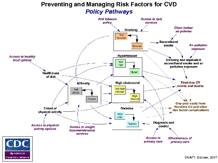 Preventing and Managing Risk Factors for CVD Policy Pathways Syndemics Prevention Network DRAFT: October,