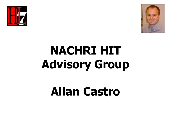 NACHRI HIT Advisory Group Allan Castro 