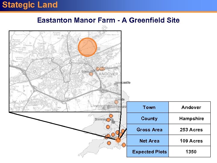 Stategic Land Key Sites Eastanton Manor Farm - A Greenfield Site Town Andover County