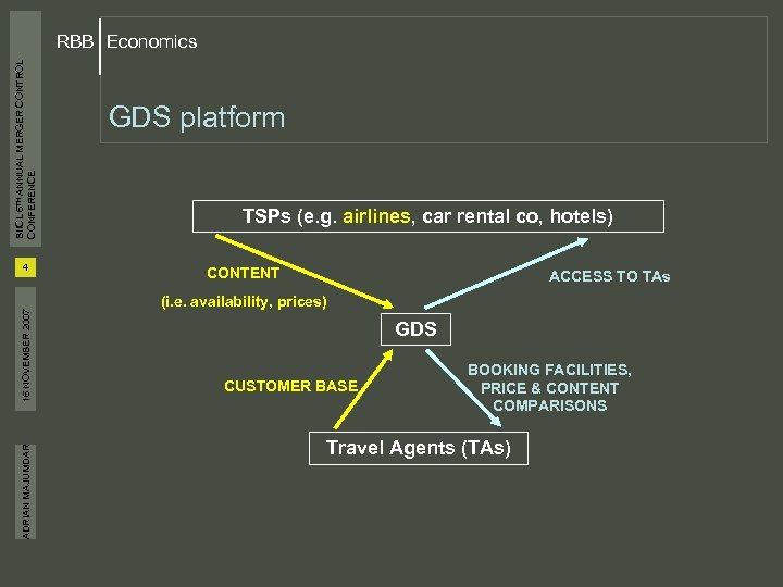 BIICL 6 TH ANNUAL MERGER CONTROL CONFERENCE RBB Economics ADRIAN MAJUMDAR 16 NOVEMBER 2007