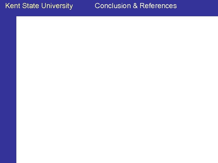 Kent State University Conclusion & References 