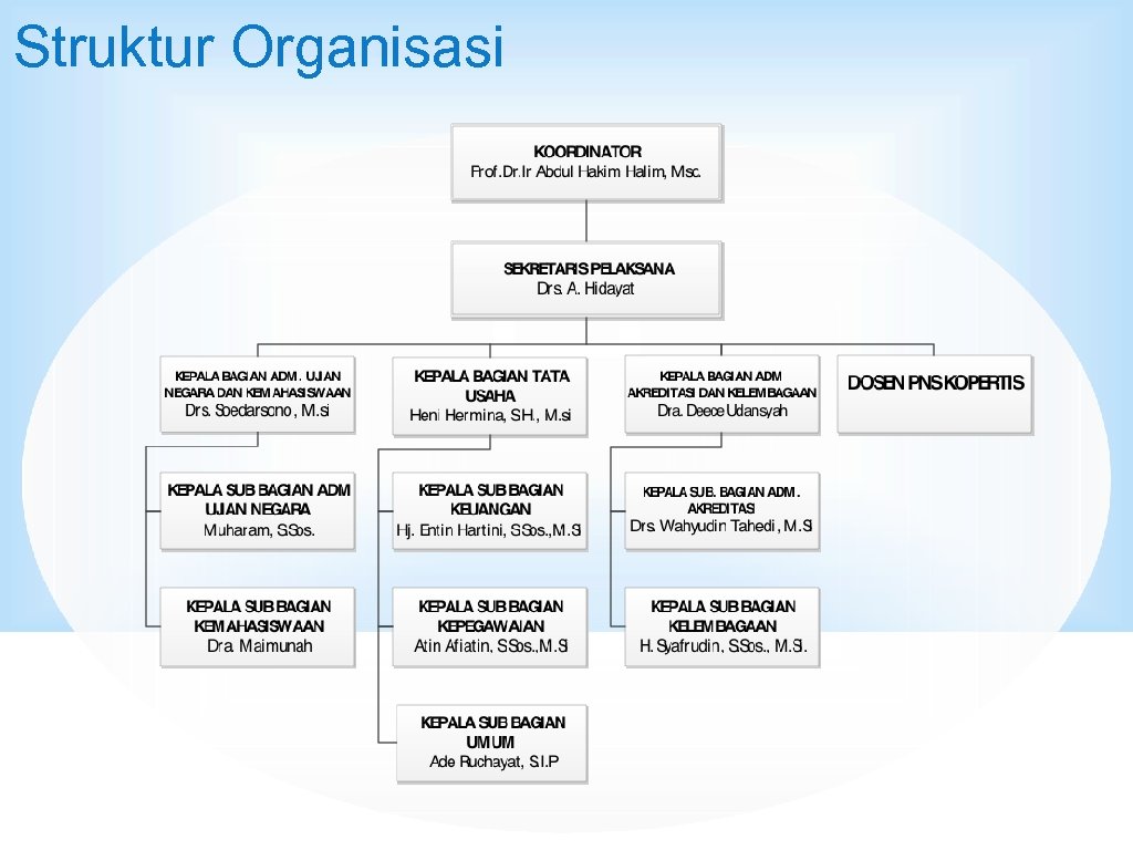 Struktur Organisasi 