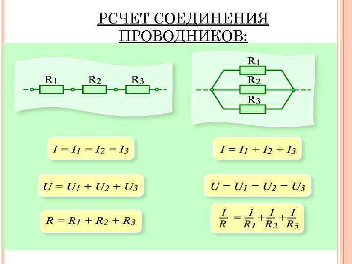 РСЧЕТ СОЕДИНЕНИЯ ПРОВОДНИКОВ: 12 