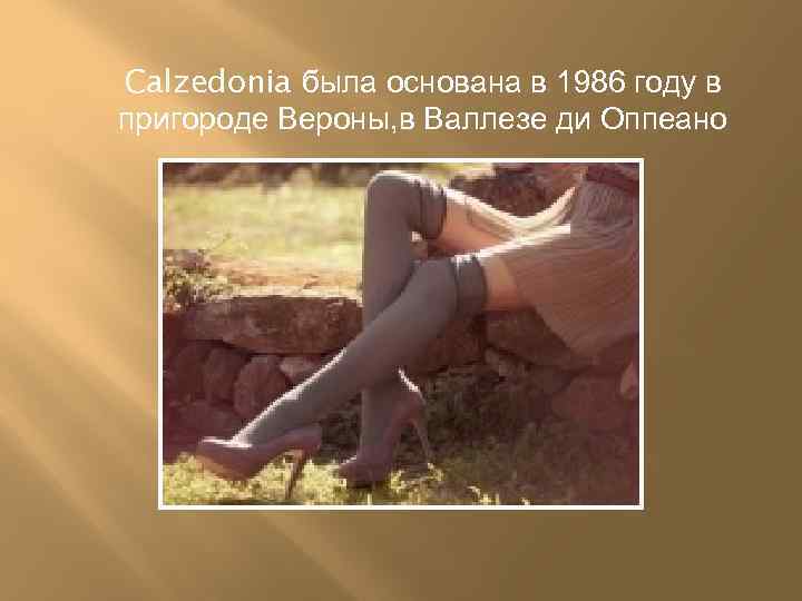 Calzedonia была основана в 1986 году в пригороде Вероны, в Валлезе ди Оппеано 