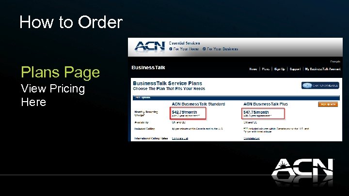 How to Order Plans Page View Pricing Here 