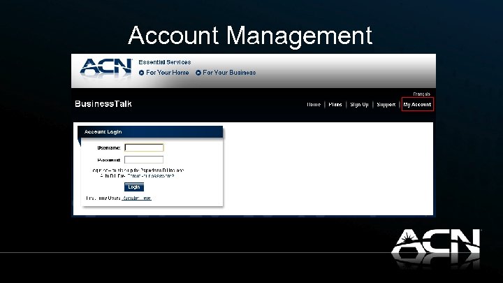 Account Management 