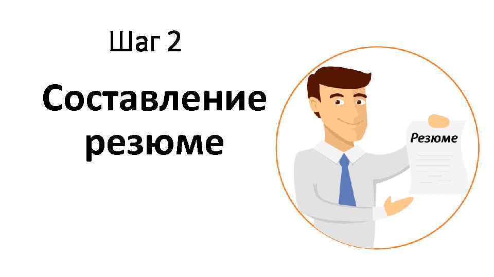 Шаг 2 Составление резюме 