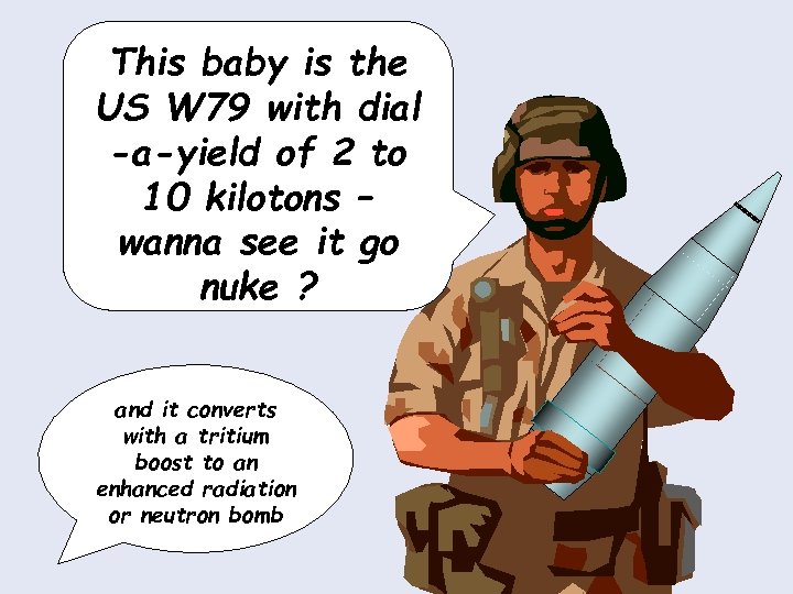 This baby is the US W 79 with dial -a-yield of 2 to 10