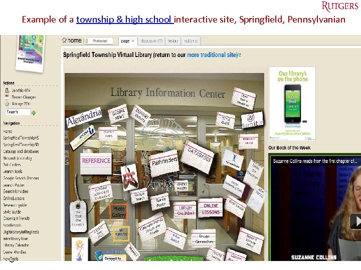 Example of a township & high school interactive site, Springfield, Pennsylvanian Tefko Saracevic 44