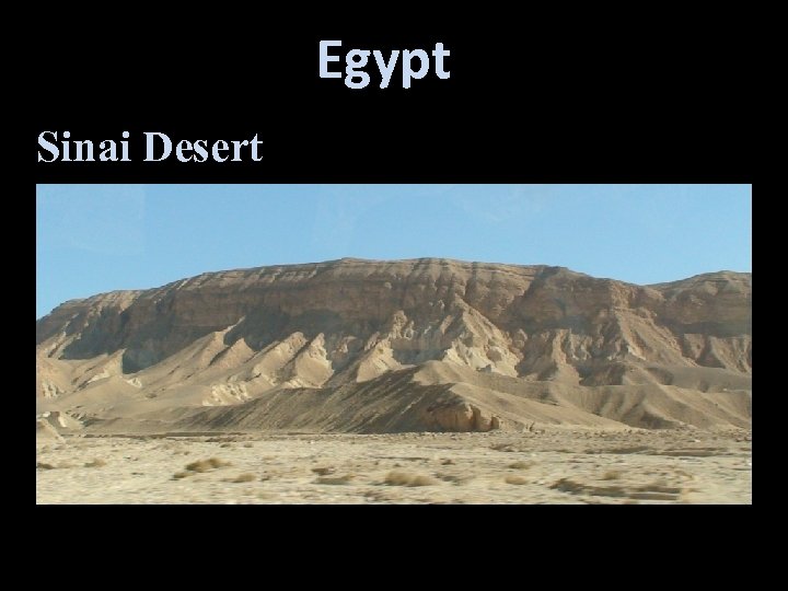 Egypt Sinai Desert 