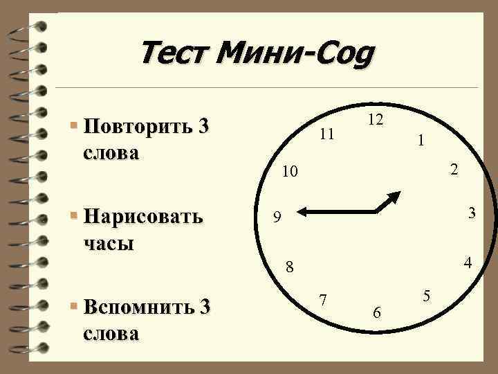 Тест рисунок часов с циферблатом