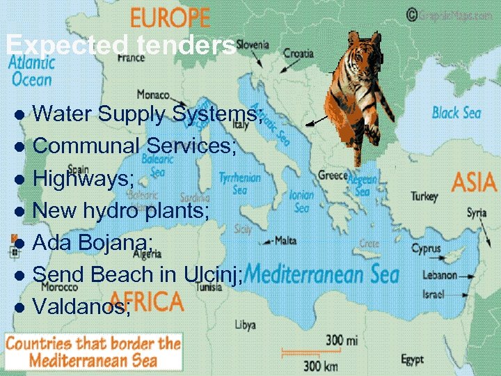 Expected tenders Water Supply Systems; l Communal Services; l Highways; l New hydro plants;