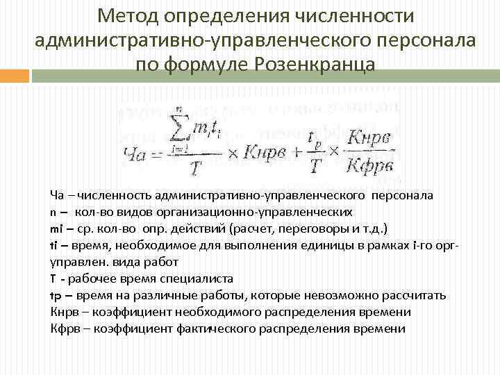 Планирование численности