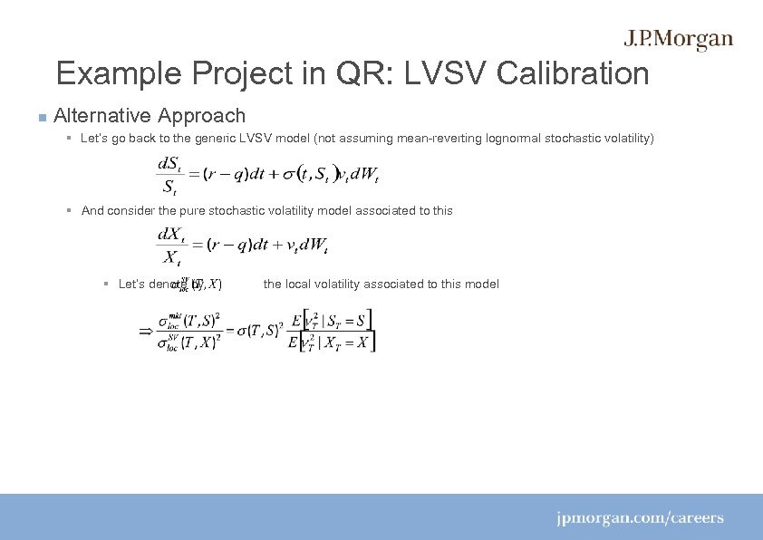 Example Project in QR: LVSV Calibration Alternative Approach § Let’s go back to the
