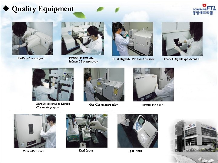 u Quality Equipment Particle size analyzer Fourier Transform Infrared Spectroscopy High Performance Liquid Chromatography