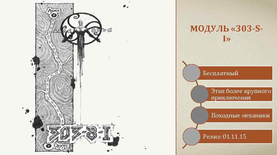 МОДУЛЬ « 303 -SI» Бесплатный Этап более крупного приключения Походные механики Релиз: 01. 15