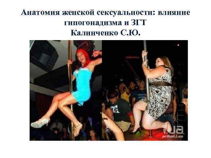 Анатомия женской сексуальности: влияние гипогонадизма и ЗГТ Калинченко С. Ю. 