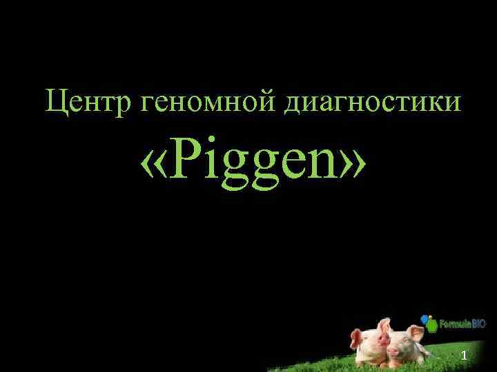 Центр геномной диагностики «Piggen» 1 