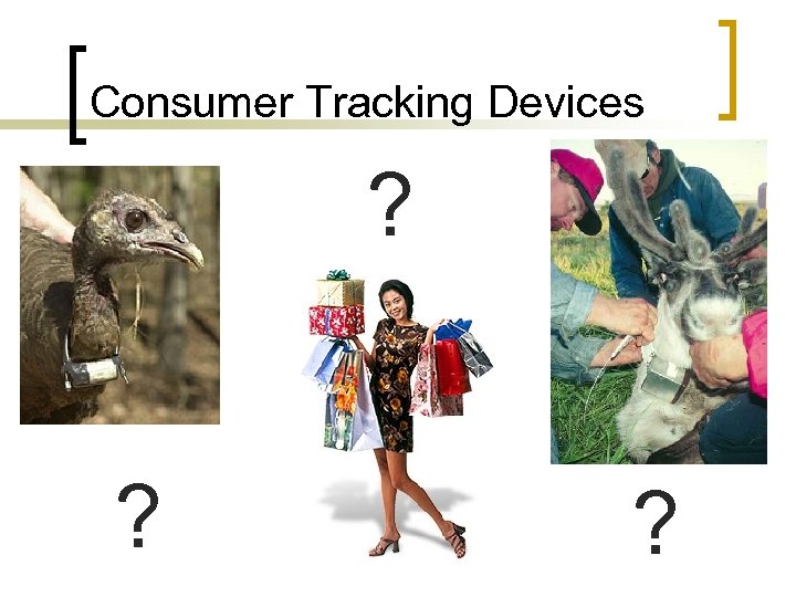 Consumer Tracking Devices ? ? ? 