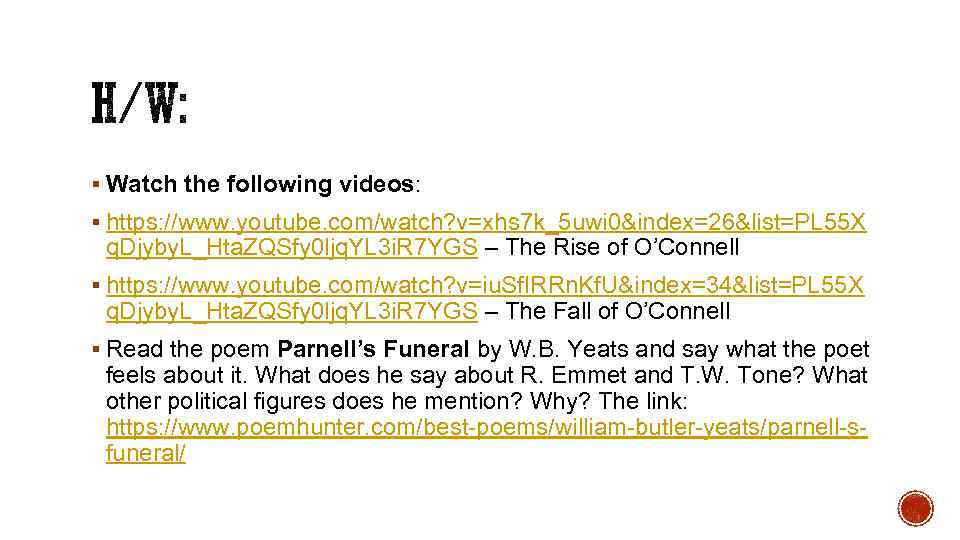 § Watch the following videos: § https: //www. youtube. com/watch? v=xhs 7 k_5 uwi