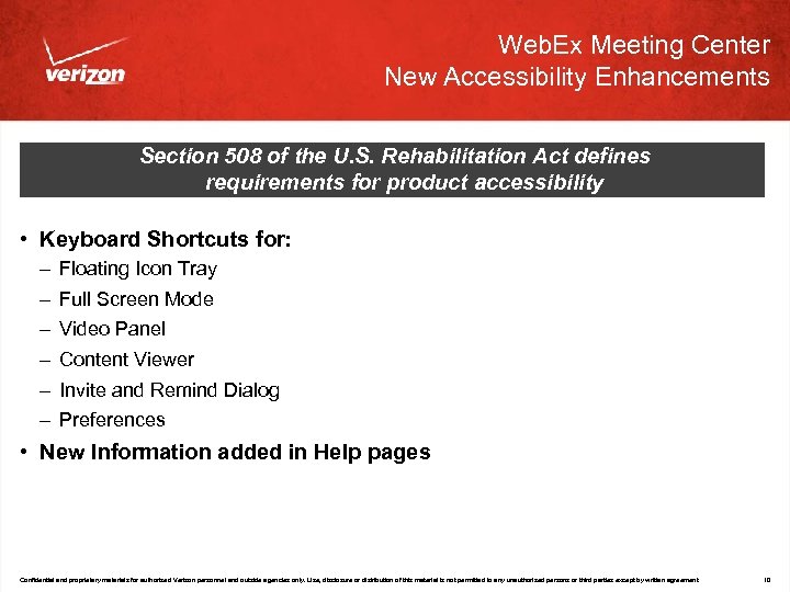 Web. Ex Meeting Center New Accessibility Enhancements Section 508 of the U. S. Rehabilitation