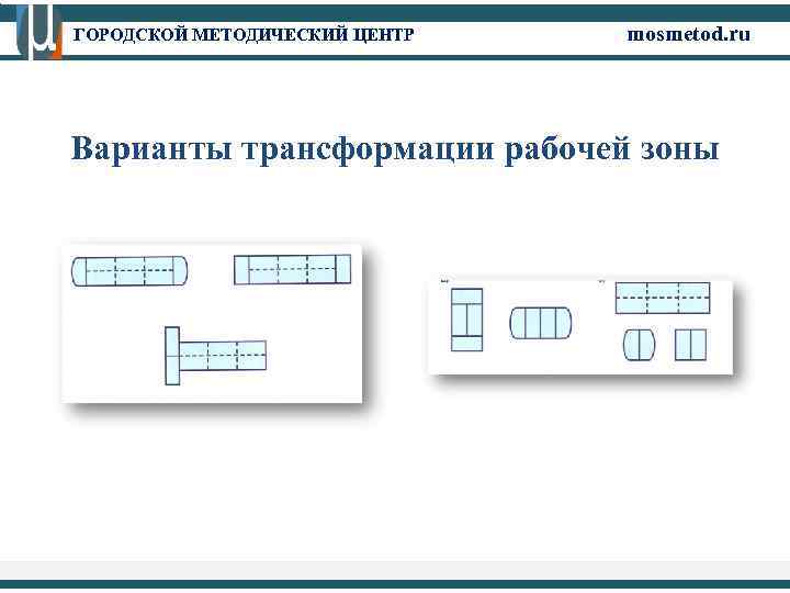 ГОРОДСКОЙ МЕТОДИЧЕСКИЙ ЦЕНТР mosmetod. ru Варианты трансформации рабочей зоны 