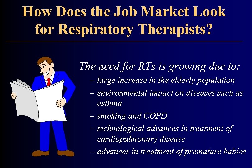 How Does the Job Market Look for Respiratory Therapists? The need for RTs is