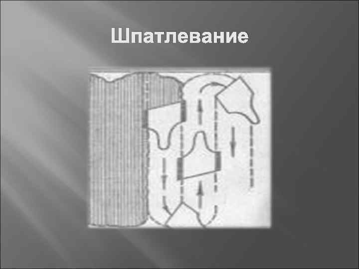 Шпатлевание 