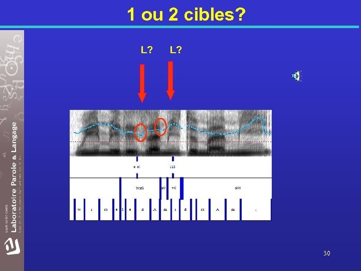 1 ou 2 cibles? L? 30 