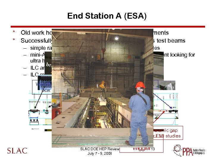 End Station A (ESA) * Old work horse for deep inelastic scattering experiments *