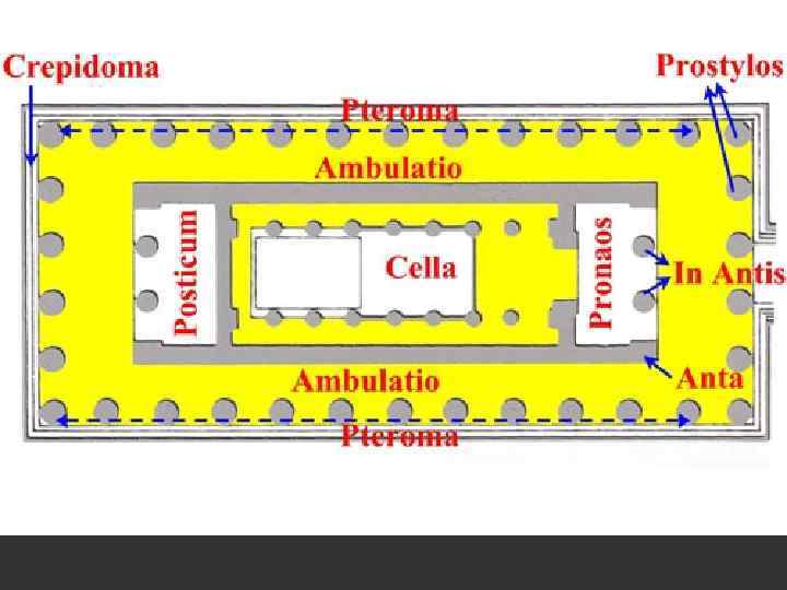 Храм Артемиды в Эфесе, план периптера 