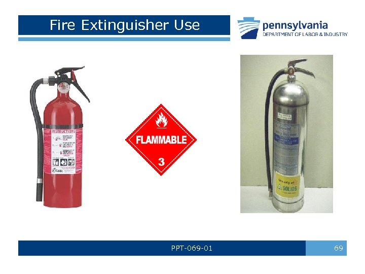 Fire Extinguisher Use PPT-069 -01 69 