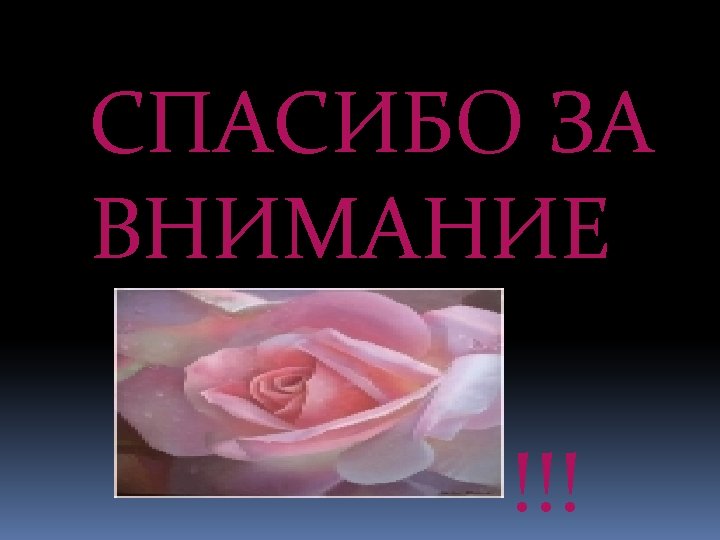  СПАСИБО ЗА ВНИМАНИЕ !!! 