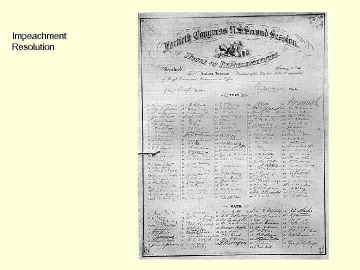 Impeachment Resolution 