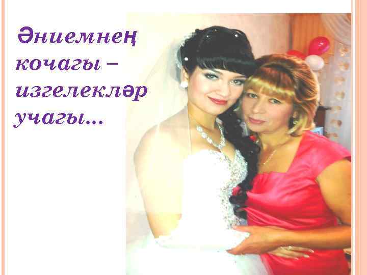 Әниемнең кочагы – изгелекләр учагы. . . 