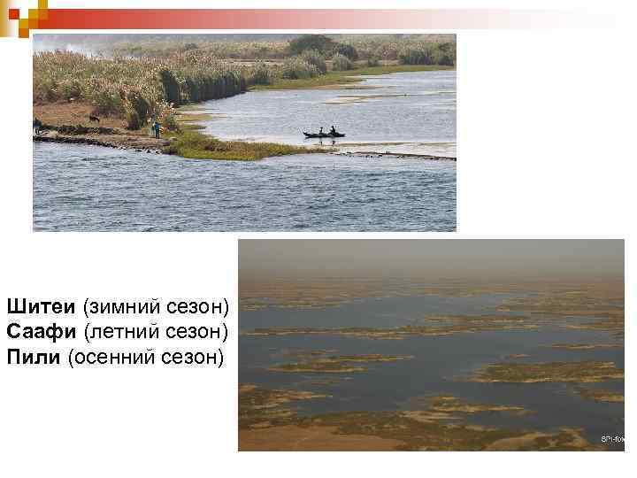 Шитеи (зимний сезон) Саафи (летний сезон) Пили (осенний сезон) 