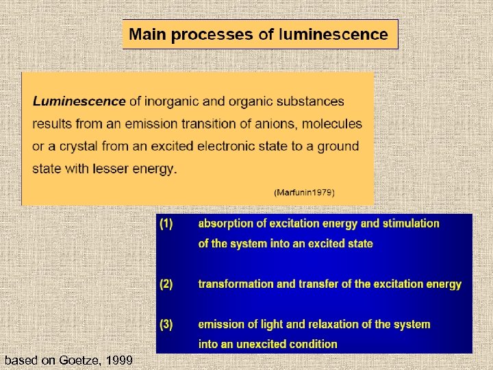 based on Goetze, 1999 