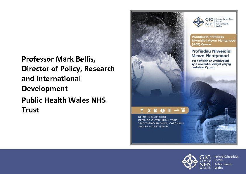 Professor Mark Bellis, Director of Policy, Research and International Development Public Health Wales NHS