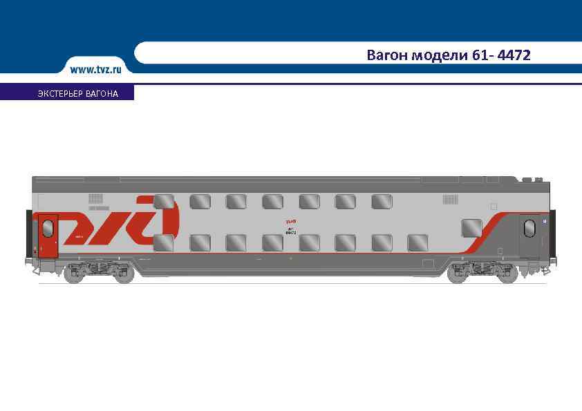 Вагон модели 61 - 4472 ЭКСТЕРЬЕР ВАГОНА 