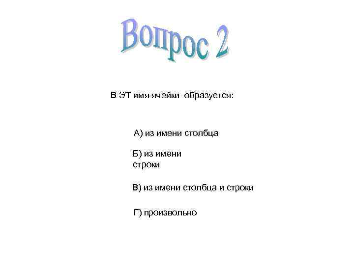 В электронных имя ячейки образуется. Имя ячейки образуется…. В эт имя ячейки образуется. В электронных таблицах имя ячейки образуется. Как образуется имя ячейки электронной таблицы.