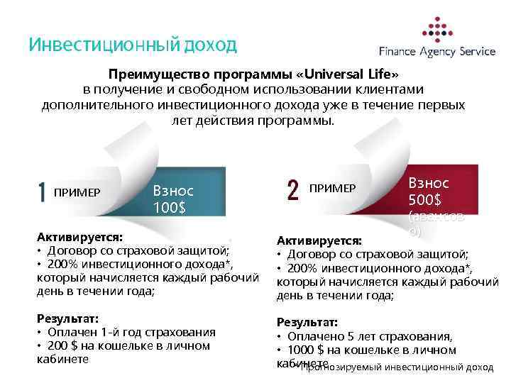 Каким образом выплата промежуточного дохода по инвестиционным