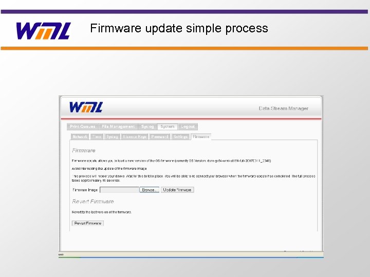 Firmware update simple process 