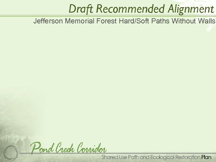Draft Recommended Alignment Jefferson Memorial Forest Hard/Soft Paths Without Walls 