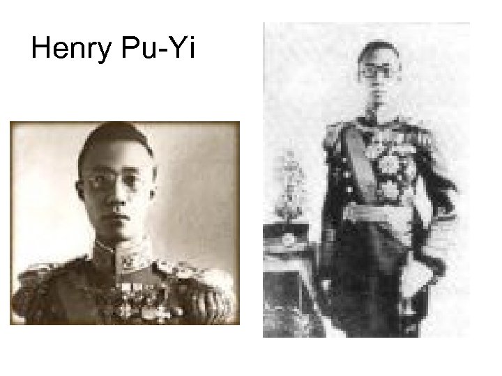 Henry Pu-Yi 