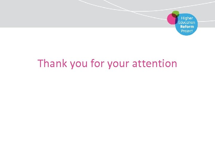 Thank you for your attention 