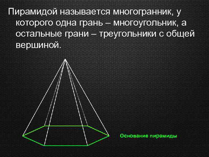 Схема 4 угольной пирамиды