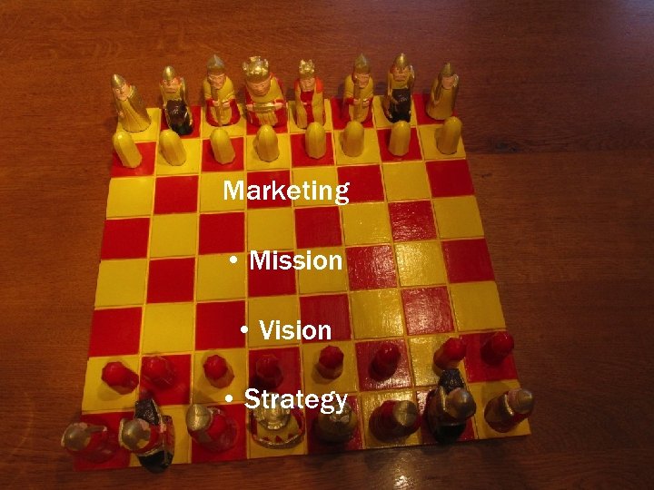 Marketing • Mission • Vision • Strategy 