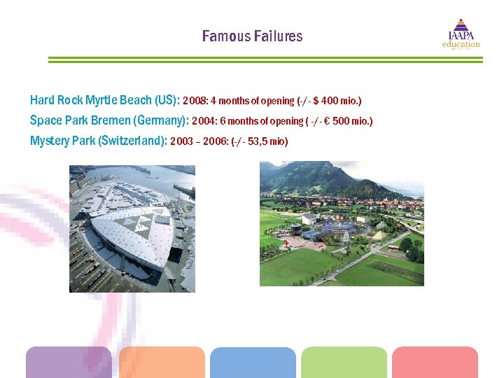 Famous Failures Hard Rock Myrtle Beach (US): 2008: 4 months of opening (-/- $