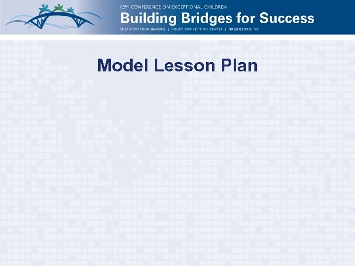 Model Lesson Plan 