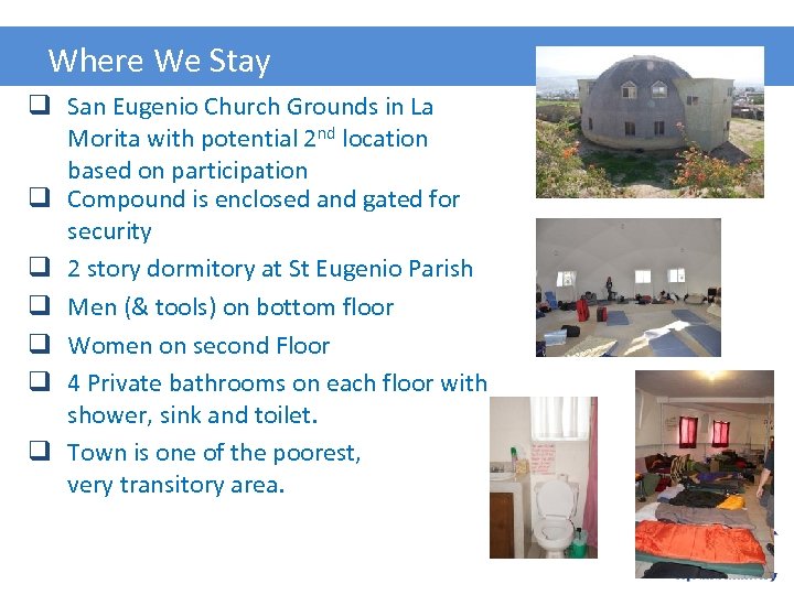 Where We Stay q San Eugenio Church Grounds in La Morita with potential 2